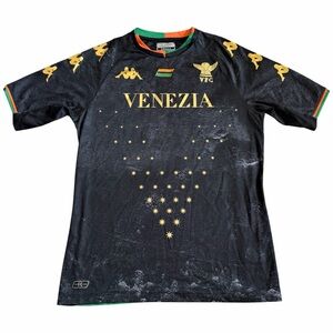 Venezia FC Kappa Home Soccer Jersey Shirt Men's Sz S Kombat Fit 2021-2022 GUC
